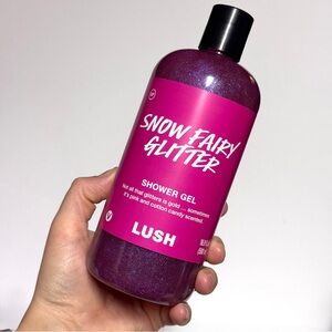 NEW SEALED Lush Snow Fairy Glitter Shower Gel 16.9 fl oz 500 ml LARGE Size